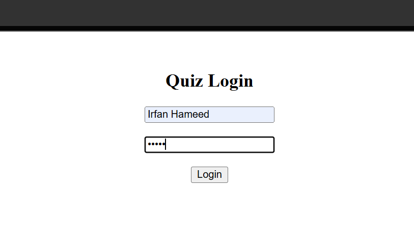 Login Output