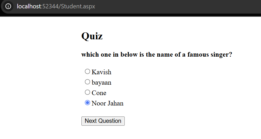 Student Output
