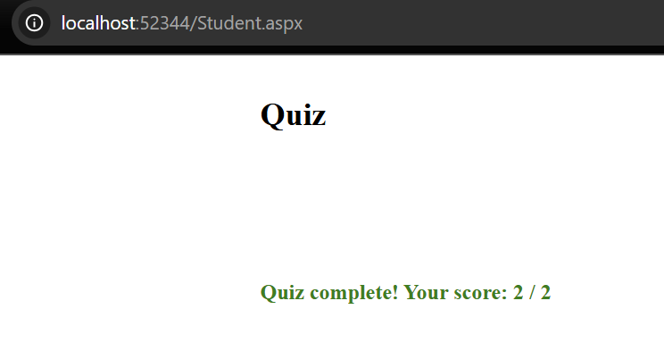 Student Output